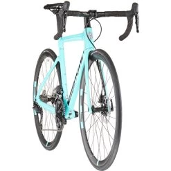 Bianchi Aria Aero 105 Di2 Disc Türkis -Fahrrad Rabatt Geschäft bianchi aria aero 105 di2 disc celeste black full glossy 3