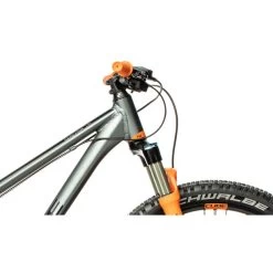 Cube Reaction 240 TM Kinder Grau/orange -Fahrrad Rabatt Geschäft cube reaction 240 tm kinder flashgreynorange 4