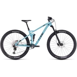 Cube Stereo ONE22 Race Blau/schwarz -Fahrrad Rabatt Geschäft cube stereo one22 race mayabluenblack 1