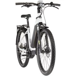 HAIBIKE Trekking 6 Tiefeinsteiger Grau -Fahrrad Rabatt Geschäft haibike trekking 6 low step gloss grey neon yellow 3