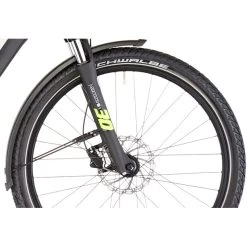 HAIBIKE Trekking 6 Tiefeinsteiger Grau -Fahrrad Rabatt Geschäft haibike trekking 6 low step gloss grey neon yellow 5