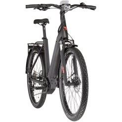 HAIBIKE Trekking 6 Tiefeinsteiger Schwarz -Fahrrad Rabatt Geschäft haibike trekking 6 low step matte black red reflex 3