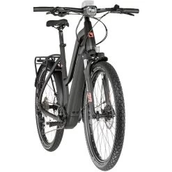 HAIBIKE Trekking 6 Mid Schwarz -Fahrrad Rabatt Geschäft haibike trekking 6 mid matte black red reflex 3
