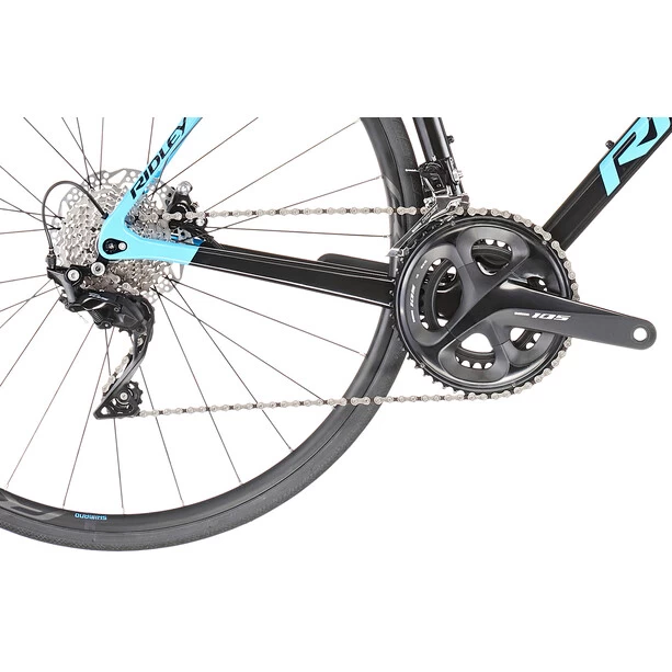 Ridley Bikes Helium Disc 105 Schwarz/blau 8 Ridley Bikes Helium Disc 105 Schwarz/blau – Bild 6