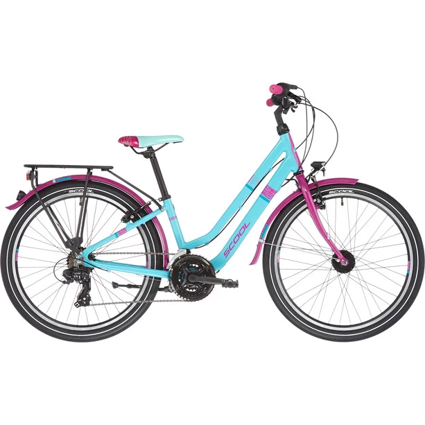 S'cool ChiX Twin Alloy 24 21-S Kinder Türkis/lila 4 S'cool ChiX Twin Alloy 24 21-S Kinder Türkis/lila – Bild 2