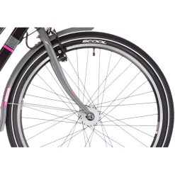 S'cool ChiX Twin Alloy 26 3-S Kinder Schwarz -Fahrrad Rabatt Geschäft scool chix twin alloy 26 3 s kinder black pink 3