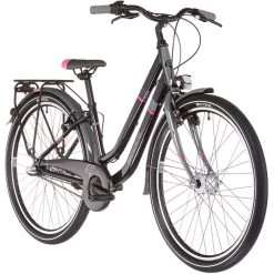 S'cool ChiX Twin Alloy 26 3-S Kinder Schwarz