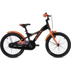 S'cool XXlite Alloy 18 Kinder Schwarz/orange